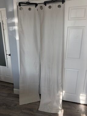 Set of Mainstays Vanilla Dream Grommet Curtain Panels